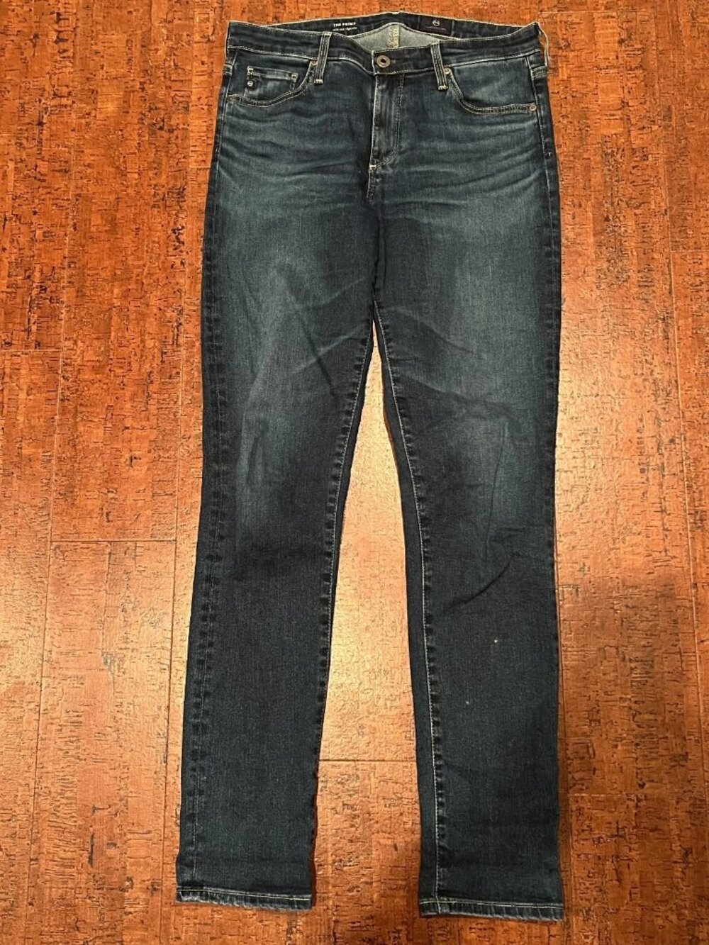 AG Adriano Goldschmied Women’s 28 The Prima Mid Rise Cigarette Jeans Stretch
